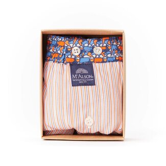 Mc Alson Boxershort Mc Alson - Striped blue & orange