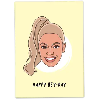 Kaart Blanche Wenskaart - Bey-day (dubbel)