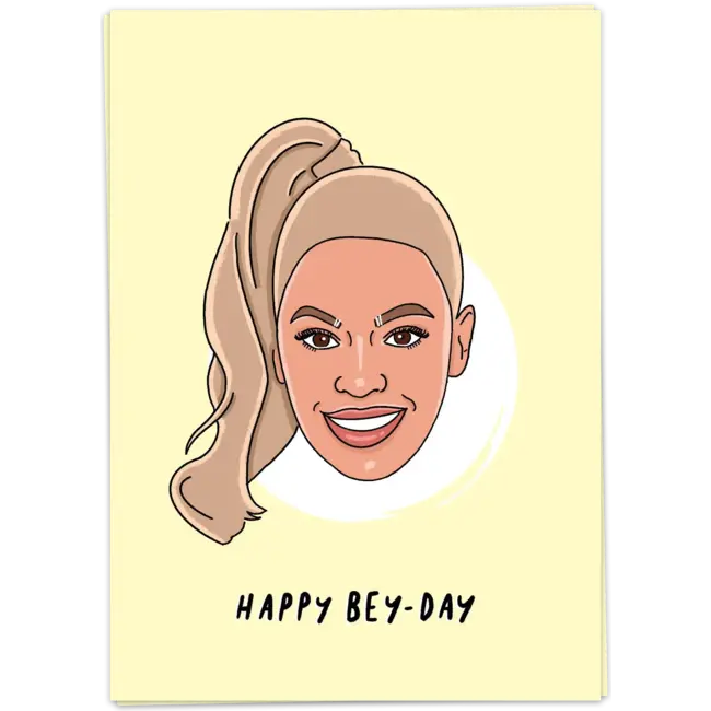 Kaart Blanche Wenskaart - Bey-day (dubbel)