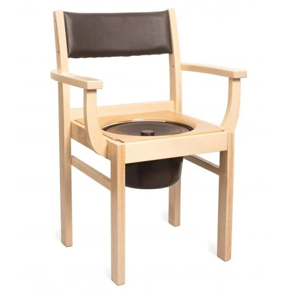 Scholten Hulpmiddelen Toiletstoel, Po Stoel Hout (licht)