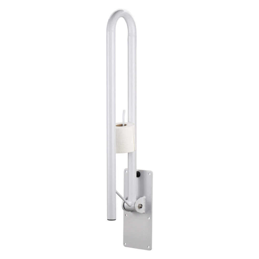 MultiMotion Toiletbeugel opklapbaar 76 cm met toiletrolhouder