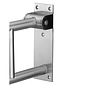 MultiMotion RVS toiletbeugel opklapbaar 60 cm met toiletrolhouder