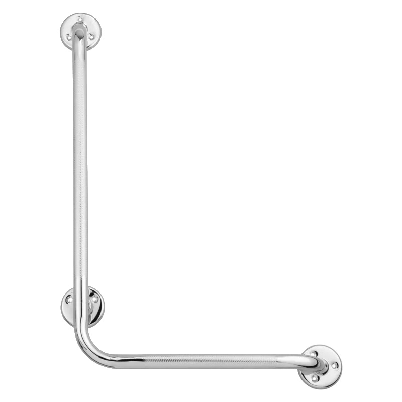 MultiMotion Wandbeugel gehoekt 90 graden | L-vorm | chrome, extra grip