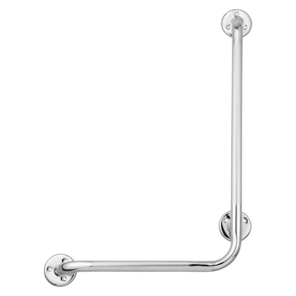 MultiMotion Wandbeugel gehoekt 90 graden | L-vorm | chrome, extra grip