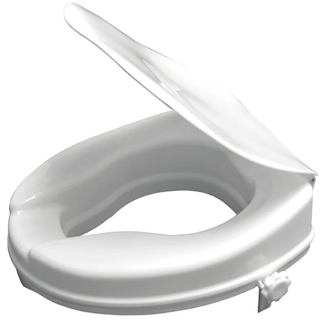 Smedbo Toilet paper holder House chrome-plated with lid, polished chrome, silver, 11.5 x 11.2 x 4.5 cm