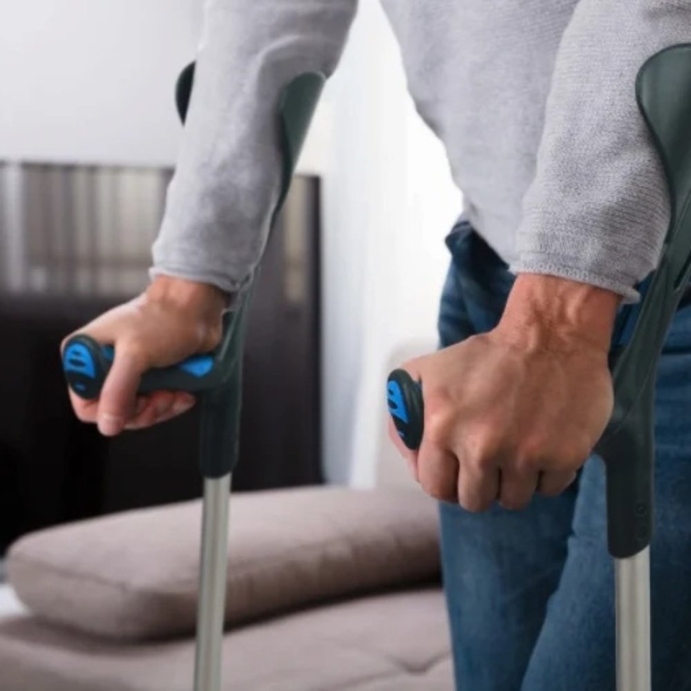 Herdegen Advance elleboogkrukken met open manchet