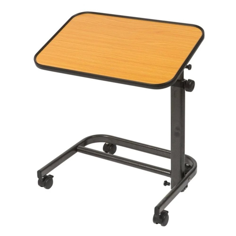 Opvouwbare Bamboe Bedtafel - Verstelbaar Met 5 Hellingshoeken, Lade En Bloemendesign