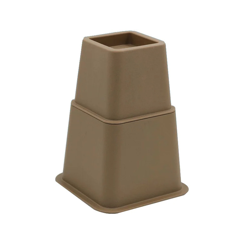 MultiMotion Bedverhogers / Meubelverhogers. Instelbaar tussen 8, 13 en 21 cm - BRUIN