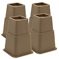 MultiMotion Bedverhogers / Meubelverhogers. Instelbaar tussen 8, 13 en 21 cm - BRUIN