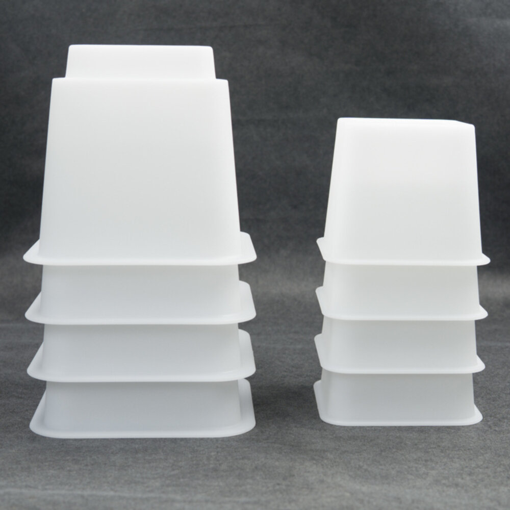 MultiMotion Bedverhogers / Meubelverhogers. Instelbaar tussen 8, 13 en 21 cm - WIT