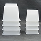 MultiMotion Bedverhogers / Meubelverhogers. Instelbaar tussen 8, 13 en 21 cm - WIT