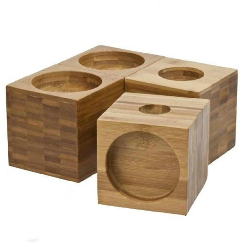 Bedverhogers / Meubelverhogers bamboe 8 cm kopen? - Scholten Bedverhogers / Meubelverhogers bamboe 8 cm kopen? - Scholten