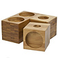 Able2 Bedverhogers / Meubelverhogers bamboe 8 cm