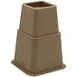 MultiMotion Bedverhoger / meubelverhoger 8, 13 en 21 cm (PER STUK) - BRUIN