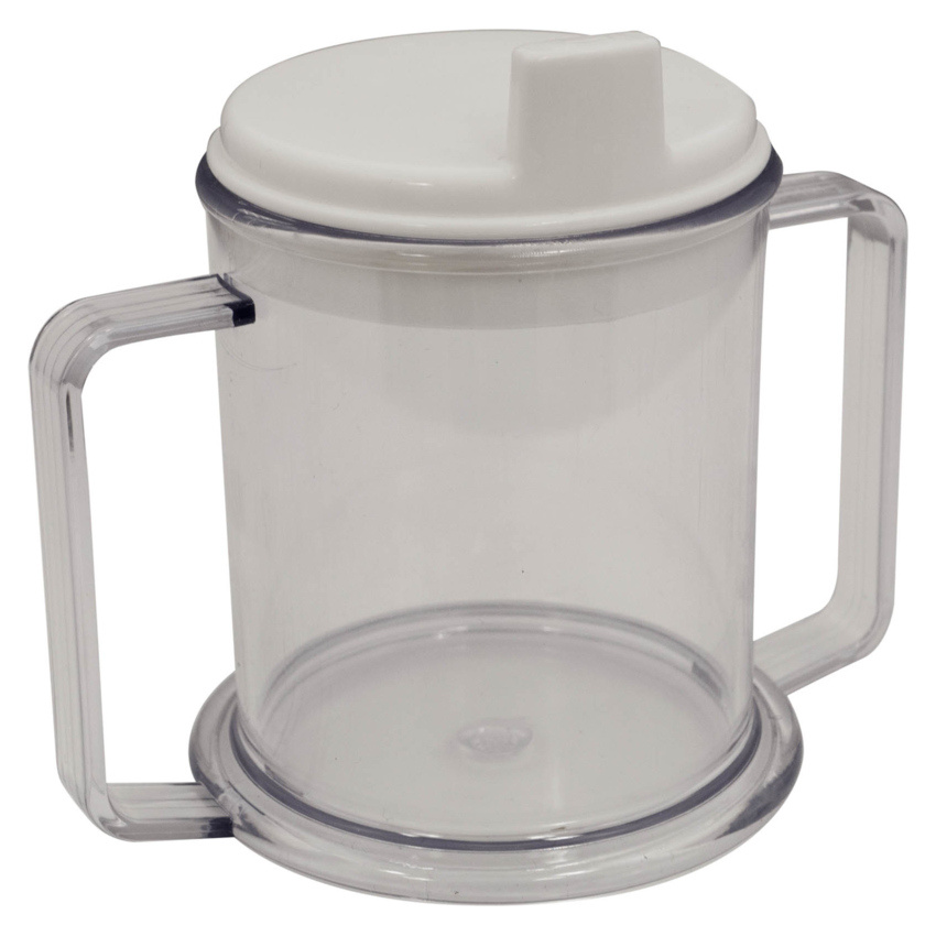 Scholten Hulpmiddelen Drinkbeker met 2 handvatten, deksel en tuitje