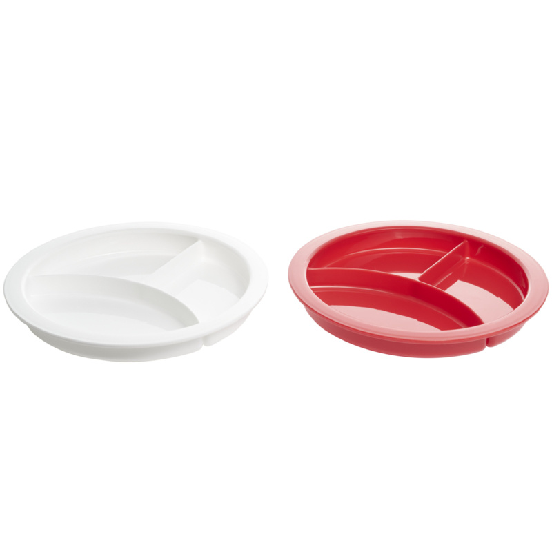 MultiMotion 3-vaks bord met hoge rand en zuignap