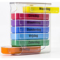 MultiMotion Pillendoosje 7 daags / 4 vakjes per dag - MULTICOLOR
