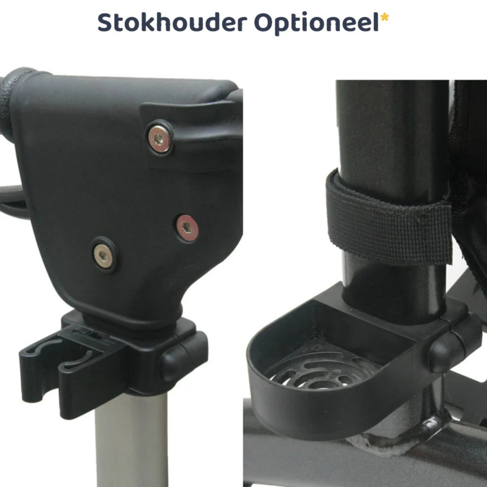 MultiMotion MultiMotion Trollimaster RA60 lichtgewicht Rollator STANDARD - Donkergrijs