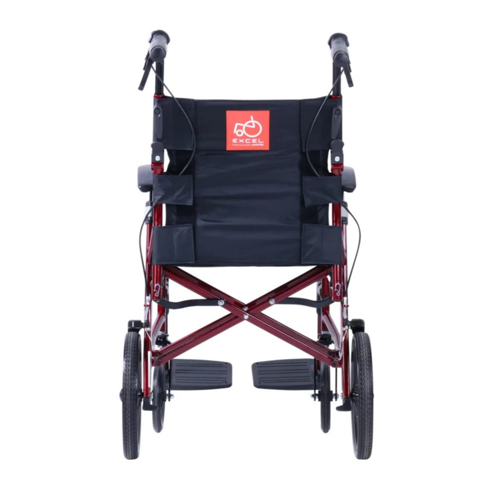 Excel Excel 9.9 lichtgewicht transport rolstoel BLAUW