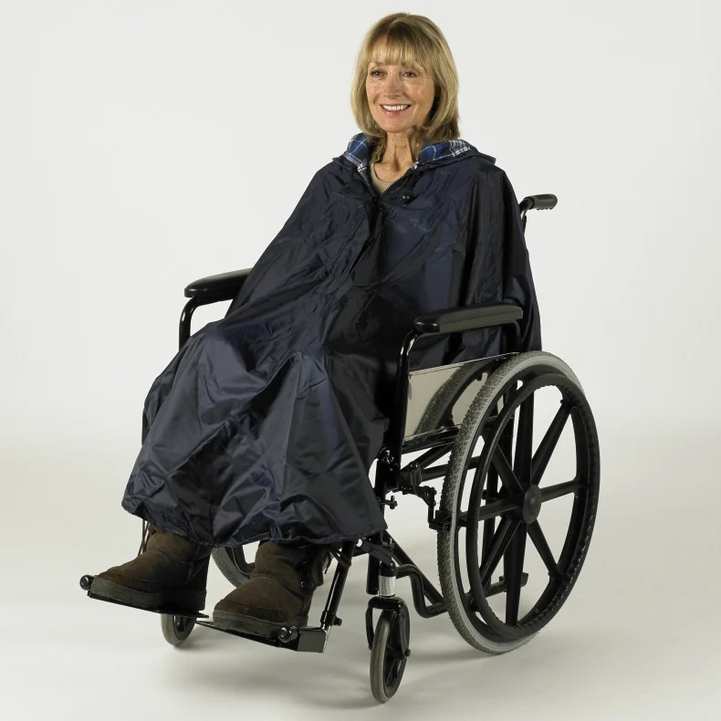Splash Rolstoel poncho Splash ongevoerd Splash Rolstoel poncho Splash ongevoerd