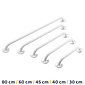 MultiMotion Wandbeugel metaal Wit