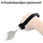 MultiMotion Aangepast bestek 4-delig verdikt, buigzaam, extra grip. ROOD, Alzheimer