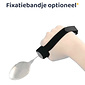 MultiMotion Theelepel - Aangepast bestek - verdikt, buigzaam, extra grip. ZWART