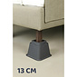 MultiMotion Bedverhogers / Meubelverhogers. Instelbaar tussen 8, 13 en 21 cm - BRUIN