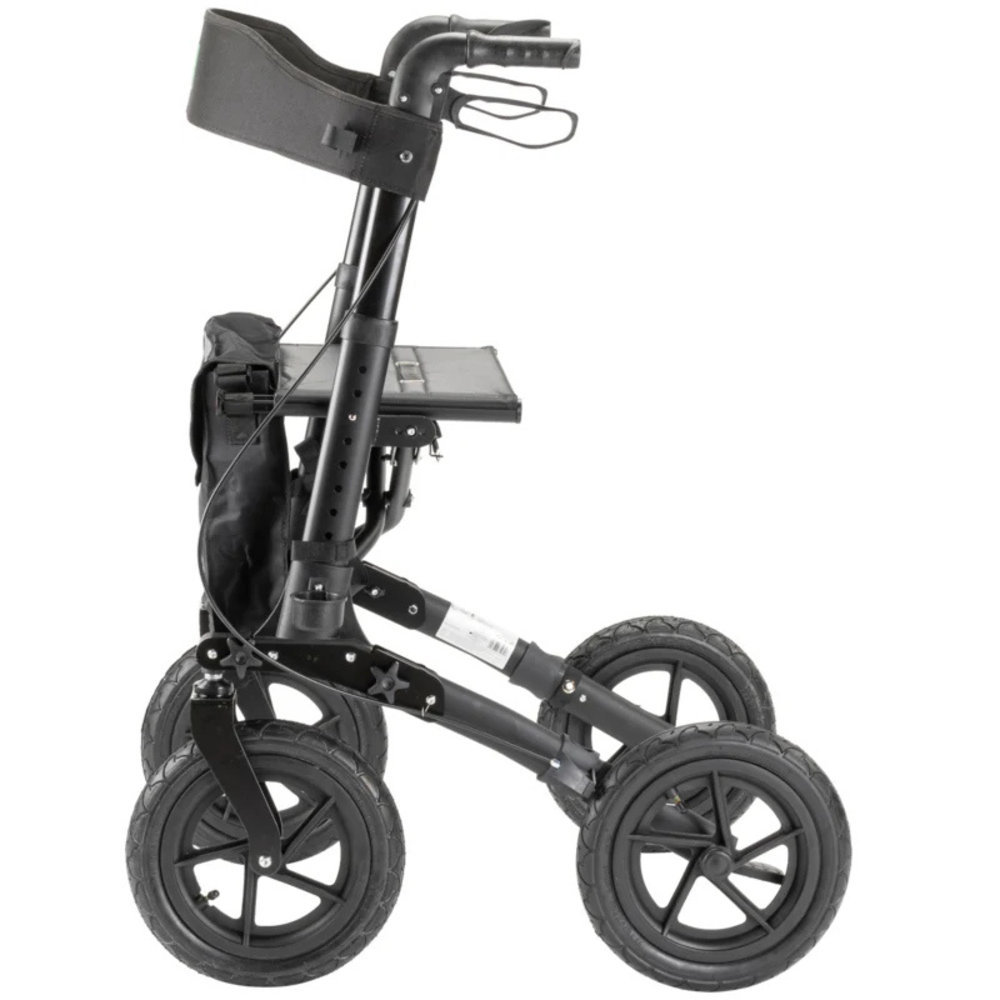 Sky Sky Air lichtgewicht outdoor rollator met luchtbanden - Zwart
