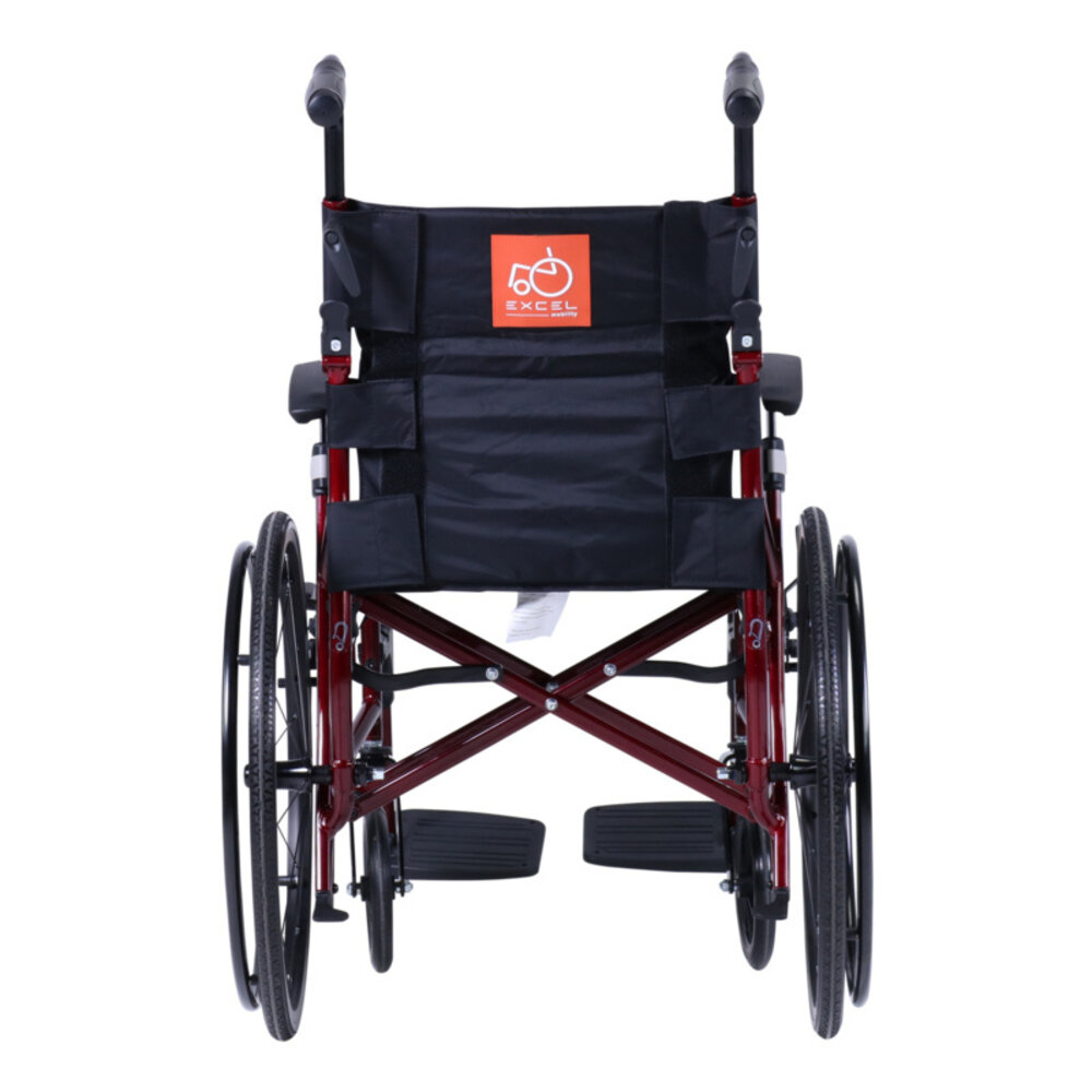 Excel Excel 9.9 lichtgewicht rolstoel 22'' ROOD