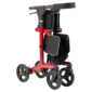 MultiMotion MultiMotion Trollimaster RA60 lichtgewicht Rollator STANDARD - Rood
