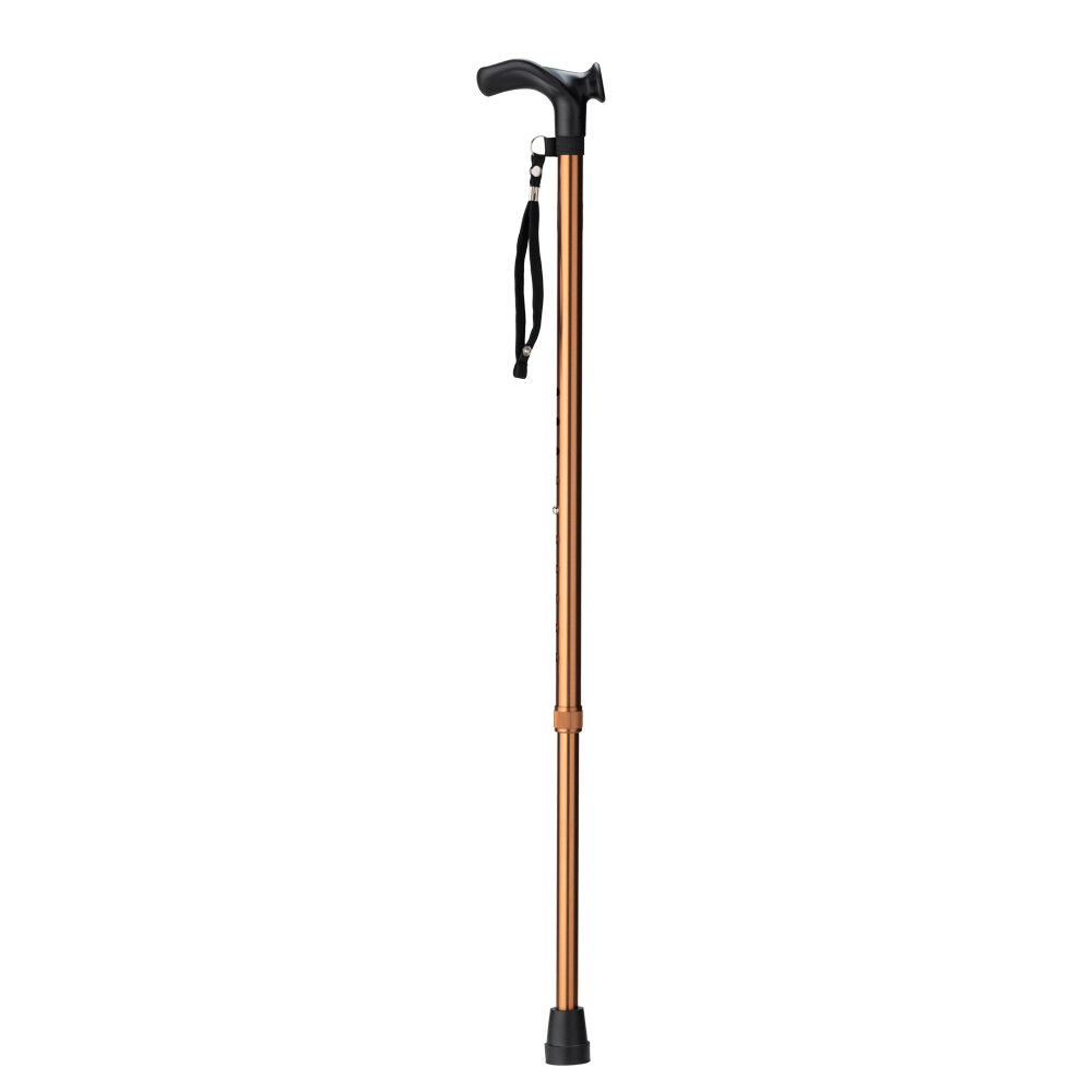 MultiMotion Wandelstok met anatomisch handvat - Bruin