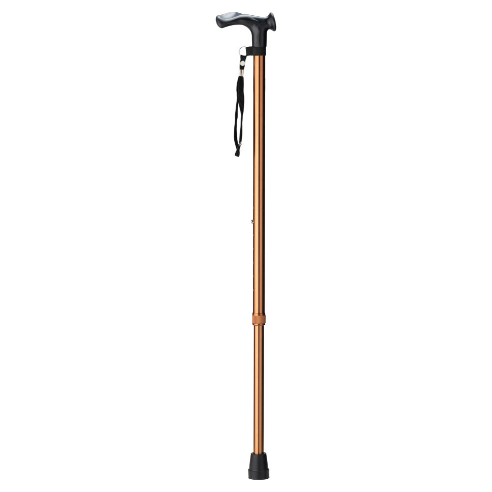 MultiMotion Wandelstok met anatomisch handvat - Bruin