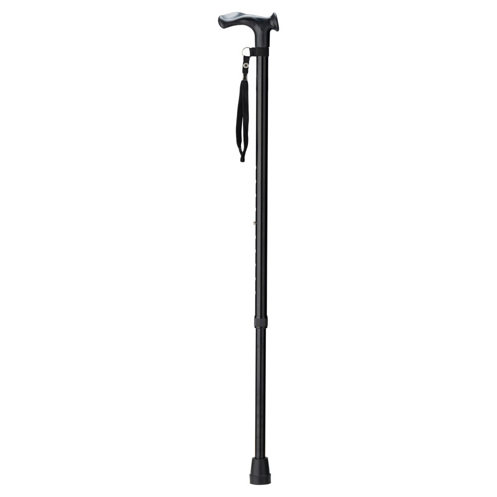 MultiMotion Wandelstok met anatomisch handvat - Zwart