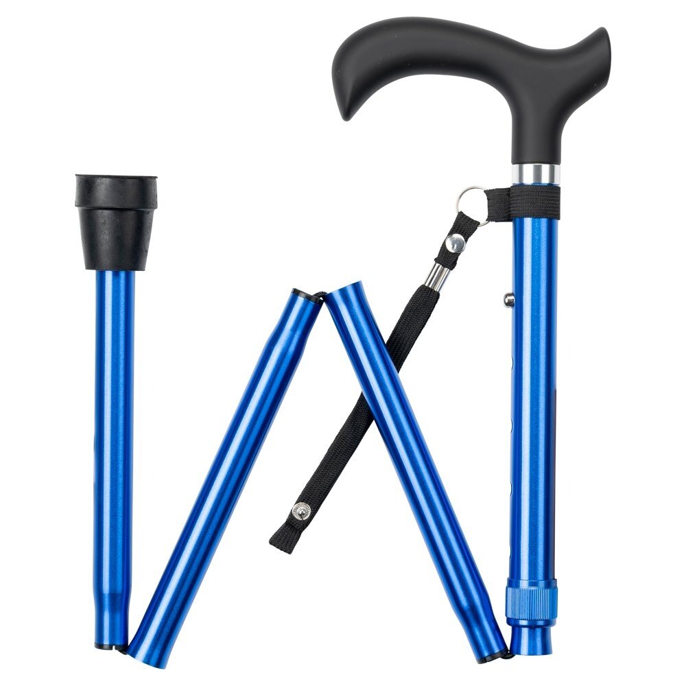 MultiMotion Wandelstok opvouwbaar - Blauw