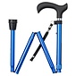 MultiMotion Wandelstok opvouwbaar - Blauw