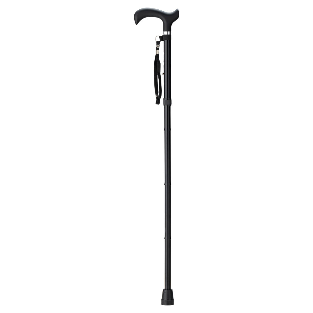 MultiMotion Wandelstok opvouwbaar - Zwart