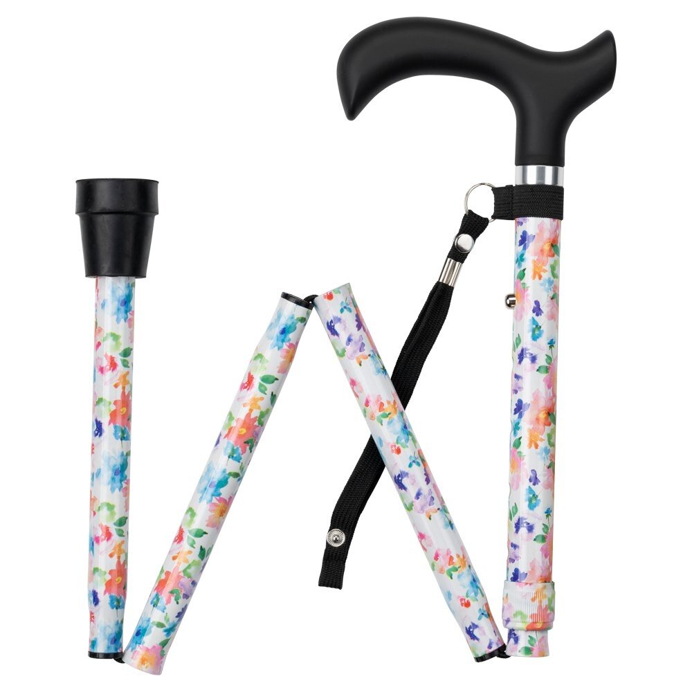 MultiMotion Wandelstok opvouwbaar - Bloemen