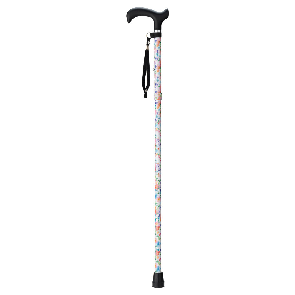 MultiMotion Wandelstok opvouwbaar - Bloemen