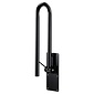 MultiMotion Toiletbeugel opklapbaar 56 cm - Mat zwart