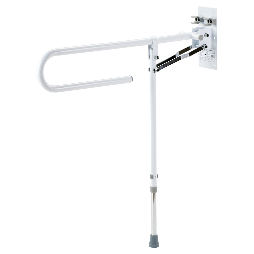 MultiMotion Toiletbeugel met steunpoot 75 cm WIT