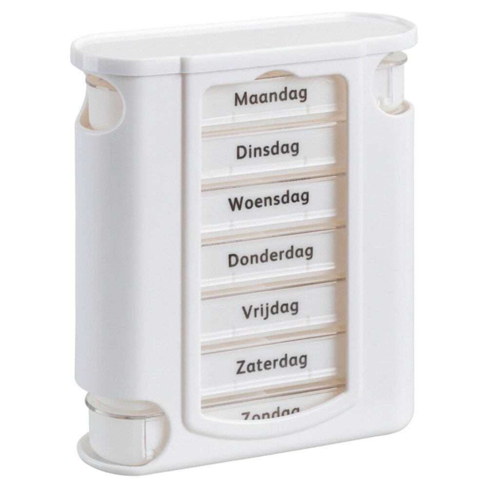 MultiMotion Pillendoosje 7 daags / 4 vakjes per dag - WIT