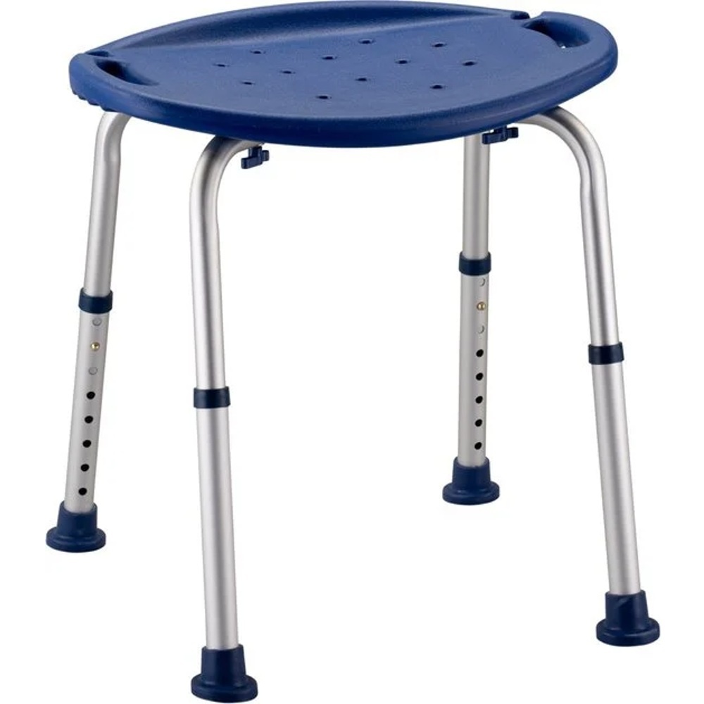 MultiMotion Douchekruk ovaal met handgrepen - Blauw