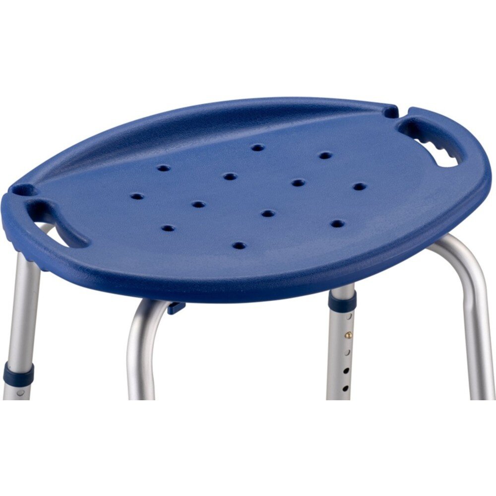 MultiMotion Douchekruk ovaal met handgrepen - Blauw