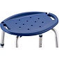 MultiMotion Douchekruk ovaal met handgrepen - Blauw