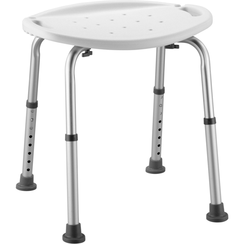 MultiMotion Douchekruk ovaal met handgrepen - Wit