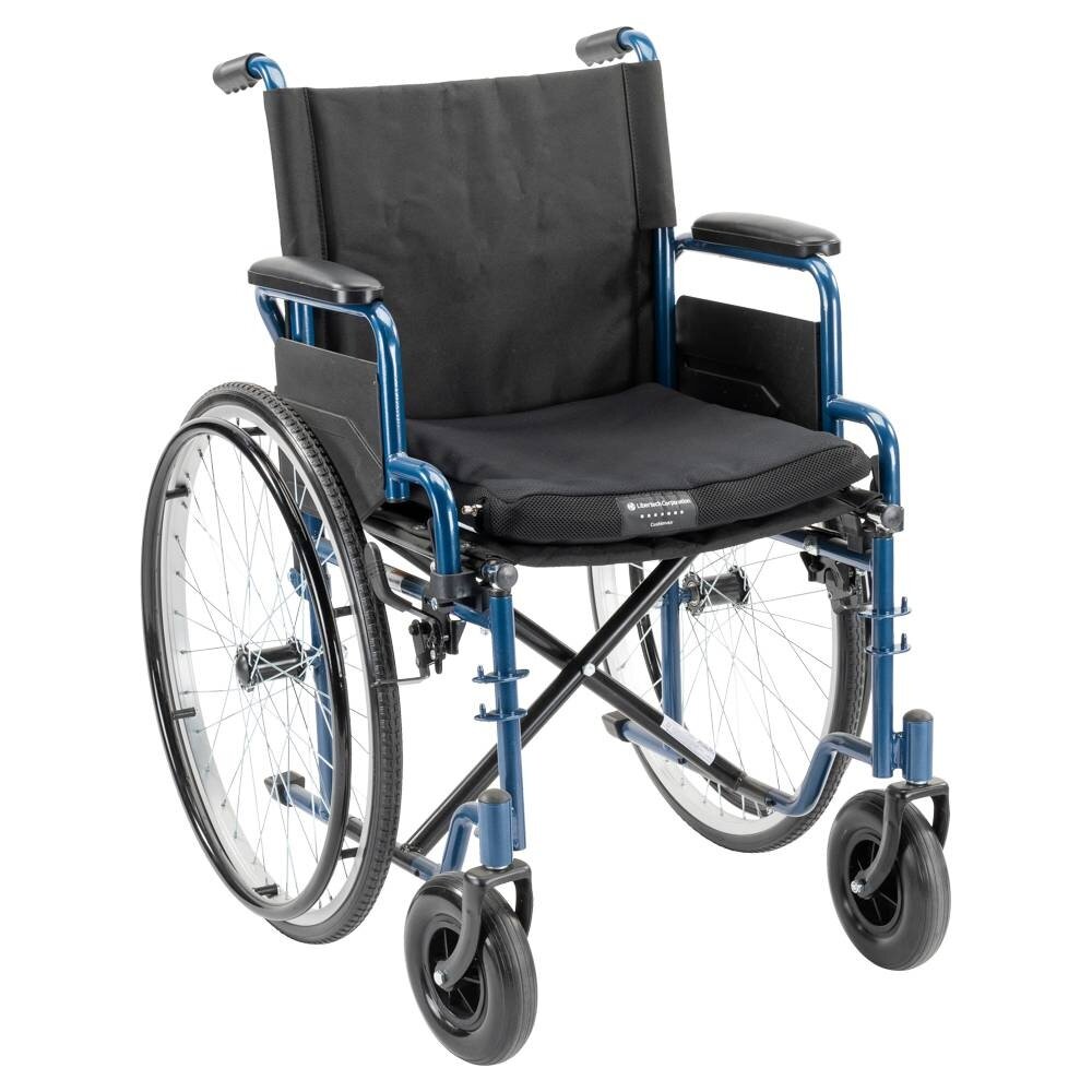 OrtoPrime Visco-elastisch zitkussen met hoge dichtheid, 60 kg/m³, orthopedisch traagschuim, ideaal voor rolstoel, kantoor, auto en thuis