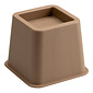 MultiMotion Bedverhoger / meubelverhoger 8 cm (PER STUK) - BRUIN