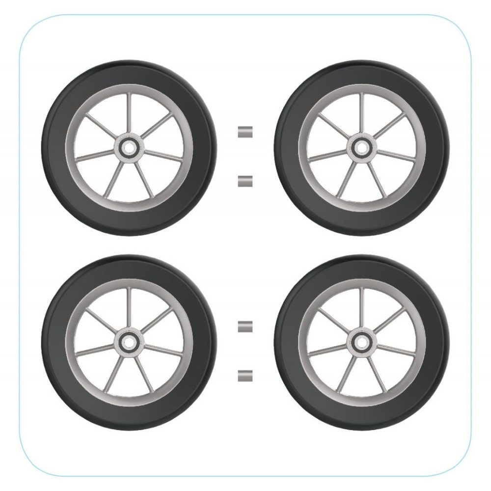 Rehasense Set extra zachte wielen (Rehasense Server & Server CF)