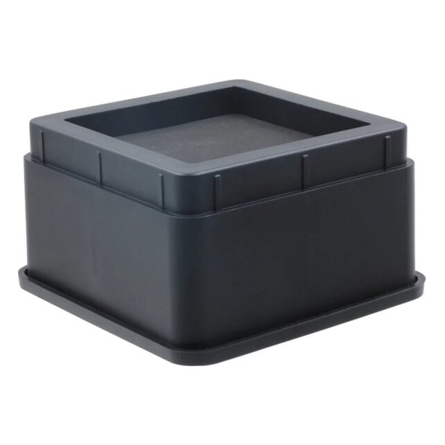 Bedverhogers 15 Cm - 4 Stuks Zwart - Zwaar Belastbaar Tot 5000 Lbs - Meubelverhogers